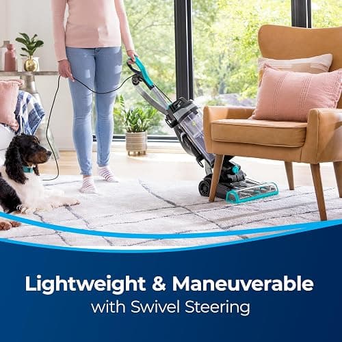 Bissell CleanView Swivel Pet Reach Full-Size Vacuum Cleaner, with Quick Release Wand, & Swivel Steering, 3198A, Color May Vary thumbnail 6