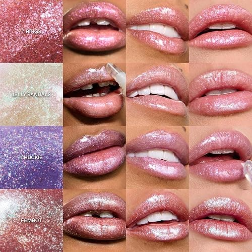 r.e.m. beauty by ariana grande On Your Collar Plumping Lip Gloss | High Shine Plumping Gloss | Hydrating Comfort | Iridescent Duochrome Finish that Sparkles (Fembot) thumbnail 4