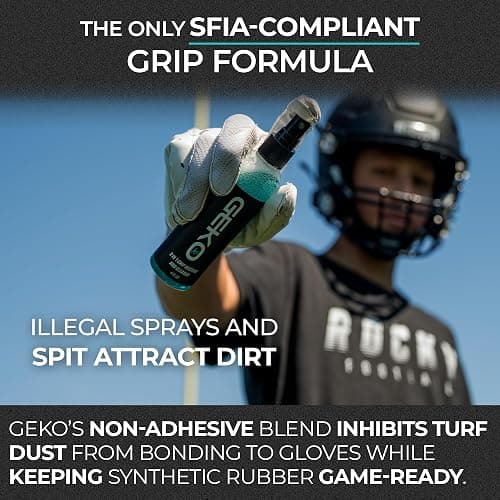 Geko 2-in-1 Grip Restore & Cleaner – #1 Basketball, Golf, Football, Volleyball, and Baseball Grip Spray – Restores Shoe, Grip & Glove Traction, Removes Dirt & Oil, Restores Control & Consistency thumbnail 4