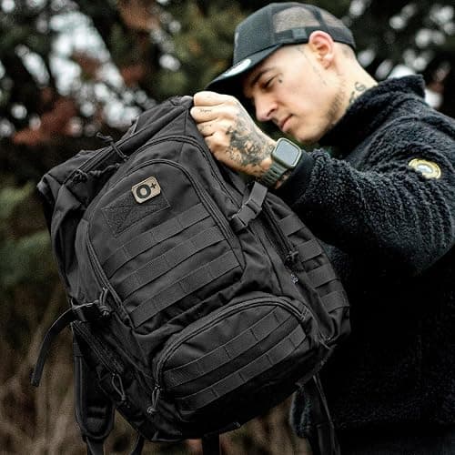 Mardingtop 25L Tactical Backpacks Molle Hiking daypacks for Camping Hiking Military Traveling Motorcycle thumbnail 6