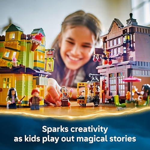 LEGO Harry Potter Quality Quidditch Supplies & Ice Cream Parlour - Kids Toy - Diagon Alley Building Set for Boys and Girls 8+ - Harry Potter Collectible - Gift Idea for Birthdays - 76452 thumbnail 2