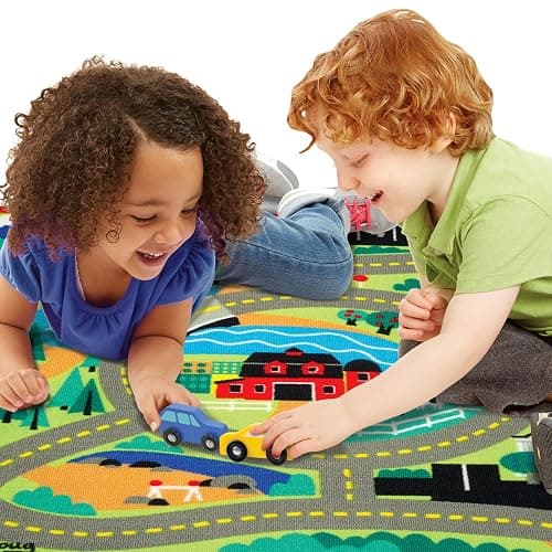 Melissa & Doug Round The Town Road Rug (FFP) thumbnail 5