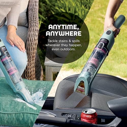Shark StainForce Cordless Portable Spot, Stain, & Odor Remover System for Carpets, Area Rugs, Upholstery, Stairs, with Storage Caddy, Accessories, and Full-Size Cleaning Solution, HX101 (NEW) thumbnail 4