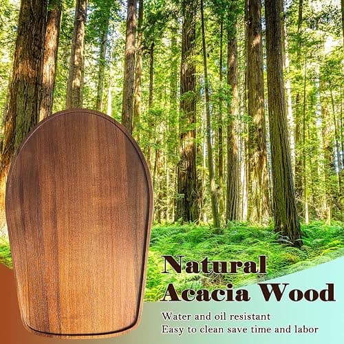 Acacia Wood Mixer Slider Mat for KitchenAid Stand Mixer Wooden Sliding Tray Compatible with Kitchen Aid 4.5-5 Qt Mixer thumbnail 5