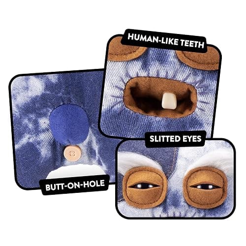 Fuggler Old Fogies 9-Inch Plush Toy (Stinkface) by ZURU – Funny Ugly Monster Stuffed Animal with Human-Like Teeth, Collectible Plush for Kids, Tweens, Teens, Adults & Weird Toy Lovers thumbnail 8