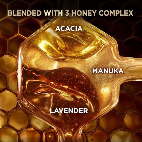 Garnier Whole Blends Honey Treasures Repairing Shampoo, Conditioner + Miracle Nectar Leave-In Set for Dry, Damaged Hair (3 Items), 1 Kit (Packaging May Vary) thumbnail 6