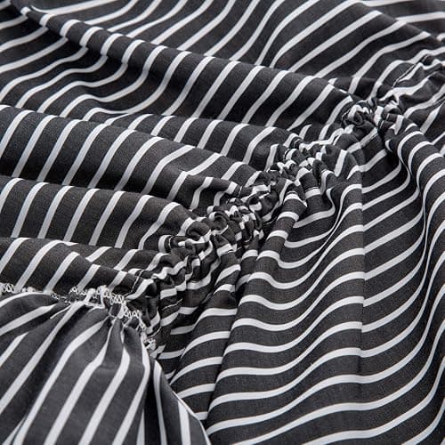 Belle Poque Women's Vintage Stripes Gothic Victorian Skirt Renaissance Style Falda thumbnail 4