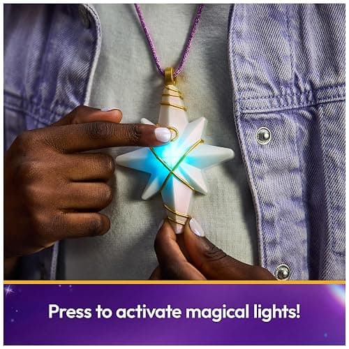 Unicorn Academy, Sophia’s Light Up Necklace & Glitter Ring for Girls Pretend Play & Dress Up, Dolls & Unicorn Toys, Gifts & Stocking Stuffers for Girls thumbnail 2