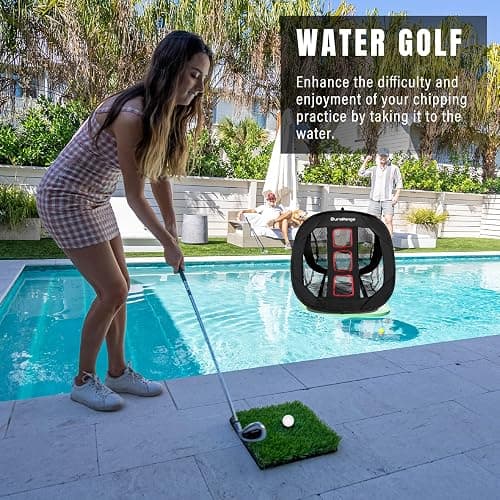 DURARANGE Pop-Up Golf Chipping Net - Ultimate Target Training Chip Aids for Precision & Distance, Outdoor | Indoor Practice, Golfer Gift thumbnail 6