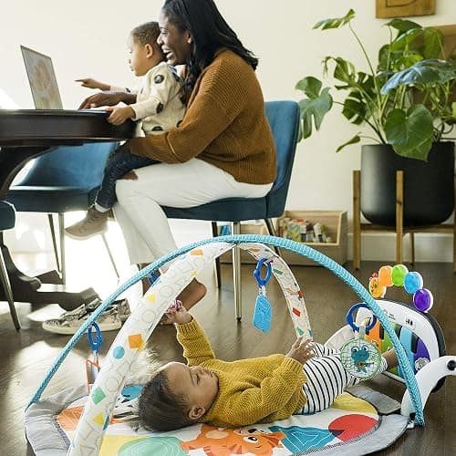 Baby Einstein, 4 in 1 Kickin' Tunes Spieldecke mit 70+ Geräuschen, 25+ Minuten Musik, Erlebnisdecke mit Klavier und Lichtern, Spielmatte mit Spielbogen abnehmbarem Babyspielzeug, ab der Geburt thumbnail 13