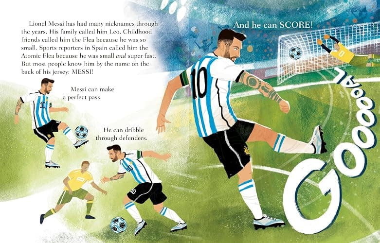 Lionel Messi A Little Golden Book Biography thumbnail 3