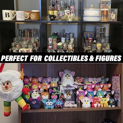 AZEAM Acrylic Riser,Clear Display Risers Stand Perfume Organizer Cologne Acrylic Shelves 3 Tiered Cupcake Shelf for Amiibo Funko POP Figures Food Desserts Holder Collection Cosmetic Vendor Product thumbnail 7