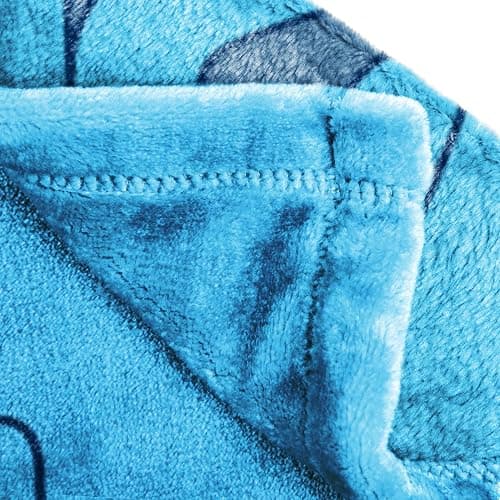 Jay Franco Kids Plush Throw Blanket – Soft & Cozy Fleece Throw for Bedroom & Couch Décor, Official Licensed Product, Blue - Stitch, 60x90 - Large Blanket thumbnail 3