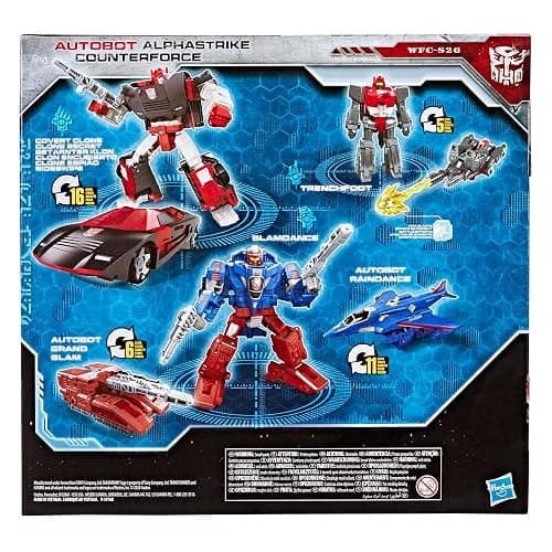 Transformers War for Cybertron WFC-S26 Autobot Alphastrike Counterforce 3-Pack of Converting Action Figures, Robot Toys for Ages 8+ thumbnail 10