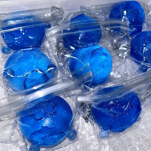 Taba Squishy ,Stress Ball,Kawaii Squishies Silicone Toys,Stress Relieving Fur Ball OPP Packaging Gifts|Squishy Fidget Toys for Anxiety&Relaxation|Perfect Desk Accessory for Adults(Big Blueberry) thumbnail 10