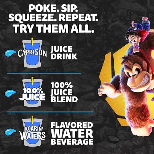 Capri Sun Fruit Punch, Strawberry Kiwi and Pacific Cooler Flavored Juice Drink Blend Variety Pack, 30 ct Box, 6 fl oz Pouches thumbnail 9