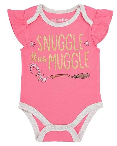 Harry Potter Girls Bodysuit 5-Pack Clothes Gifts - Multipack thumbnail 5