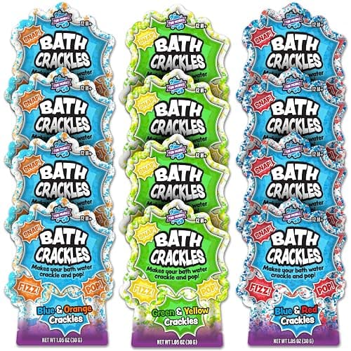 Tub Works® Bath Crackles Bath Toy, Variety 12 Pack | Nontoxic & Fragrance-Free | Makes Bath Water Crackle & Pop for a Unique Kids Bath | Swirl Water for Fizzy Fun | Sensory Kids & Toddler Bath Toys thumbnail 8
