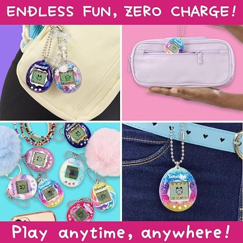BANDAI - Tamagotchi Mascota Virtual Original Lots of Love 42975 Multicolor - Tu Fiel compañero Virtual en la Palma de tu Mano - Cuida, Juega y Disfruta - Juguete Electrónico para Mayores de 8 Años thumbnail 7