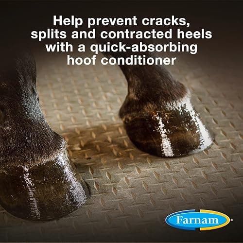 Farnam Horseshoer's Secret Deep-Penetrating Hoof Oil for Horses, Conditions Dry Hooves and Prevents Cracks, Splits and Contracted Heels, Contains Avocado Oil, 32 Oz. thumbnail 2