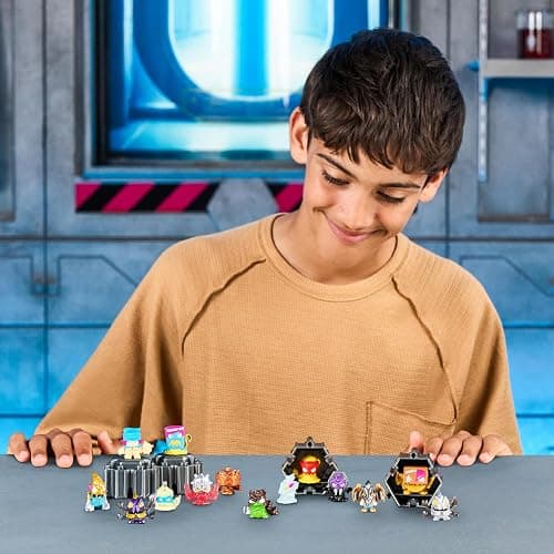 MrBeast Lab Swarms Battle Fusion Series Mega Lab Pack – Includes 14 Micro Beasts with Ultra Rare Venus Bear Trap, 80+ to Collect, Stickers & Stackable Fusion Caps for Display thumbnail 5
