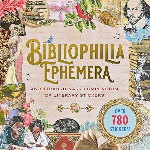Bibliophilia Ephemera Sticker Book (over 780 stickers) - Image 1