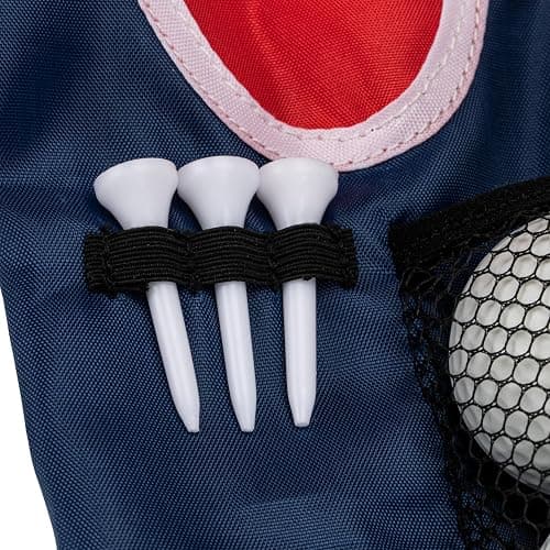 Franklin Sports PGA TOUR Kids' Plastic Golf Clubs Set - Youth Toy Plastic Clubs + Bag - Kids' Plastic Golf Set with Bag + Balls - Adjustable Length for Boys + Girls - Red + Blue thumbnail 8