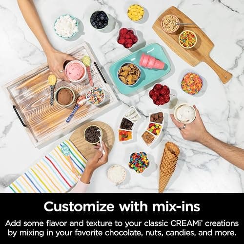 Ninja Swirl by CREAMi Ice Cream and Soft Serve Maker, Sorbet, Milkshake, Frozen Yogurt, Low Calories Program & More, 13-in-1, Soft Serve Handle, (2) CREAMi Swirl 16oz Pints, For Kids & ALL ages, NC701 thumbnail 11
