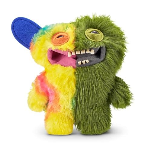 Fuggler ZURU Misfit Monsters 9" Series 1 Funny Ugly Monster Plush Toy (Grinnero McGoo - Green & Multi) thumbnail 3