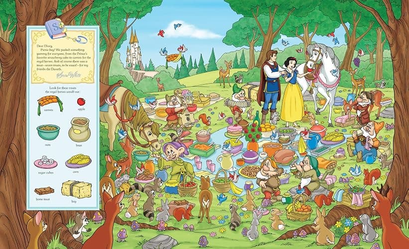 Disney Princess Cinderella, Tangled, Aladdin and More!- Look and Find Activity Book - PI Kids thumbnail 3