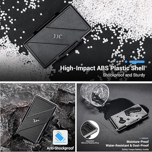 36 Slots Memory Card Case Water-Resistant Anti-Shock Memory Card Wallet for 24 Micro SD SDXC SDHC TF Cards and 12 SD SDXC SDHC Cards | Compact Micro SD Card Holder Wallet for 24 Micro SD SDXC SDHC TF Cards and 12 SD SDXC SDHC Cards, Ergonomic Locking Systerm thumbnail 4