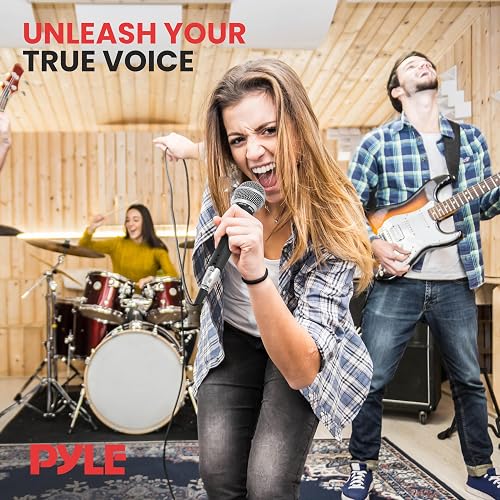 Pyle Microphone - Professional Dynamic Vocal Microphones, with ON/OFF Switch, Dynamic Cardioid, Handheld Mic for Singing, w/ 4.5 m – XLR Audio Cable, Compatible for Karaoke-Speaker-Speech-Amp-Mixer thumbnail 8