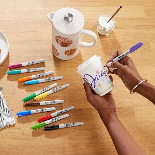 Sharpie Permanent Markers, Color Burst Limited Edition, Fine Point, Assorted, 24 Count thumbnail 2