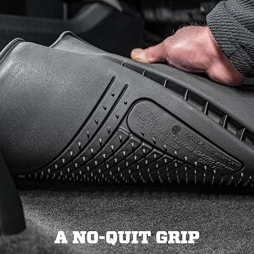 Husky Liners Weatherbeater Floor Mats | Fits 2011-2012 Ford F-250/F-350 Crew CAB ONLY (Footwell Coverage) | Front & 2nd Row, 3-pc Black - 98711 thumbnail 6