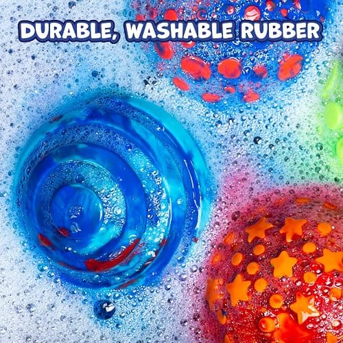 READY 2 LEARN Paint and Dough Texture Spheres, Set of 4 | Patterned Ink, Dough and Paint Stamps for Ages 2+, Mix and Match Colors and Patterns thumbnail 6