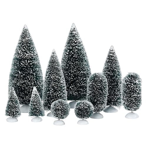 Department 56 Accessories for Villages Bag-O-Frosted Topiaries Tree - Image 1