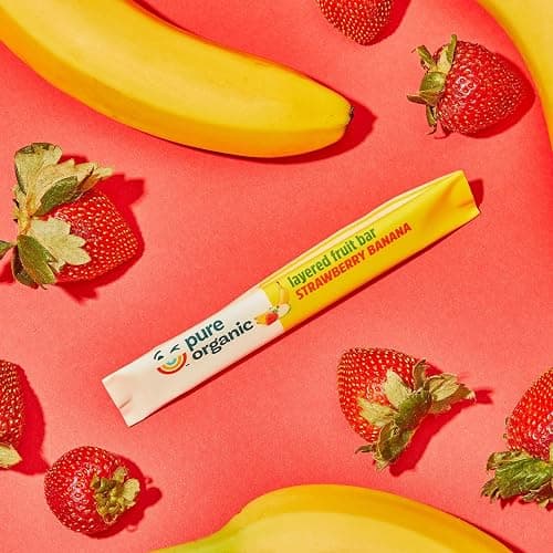 Pure Organic Layered Fruit Bars, Gluten Free, Vegan Fruit Snacks, Variety Pack, 12.4oz Box (48 Bars) (Pack of 4) thumbnail 6