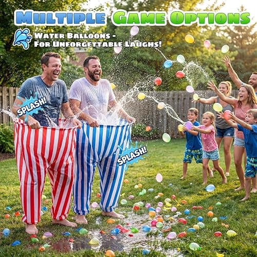 145 PCS Granny Pants Yard Game 4 Pack with 24 Balls, Easter Games Set Oversized Giant Pants Outdoor Game for Kids Adults, Big Pants Ball Catch Game for Field Day Carnival Birthday Party Family Reunion thumbnail 2