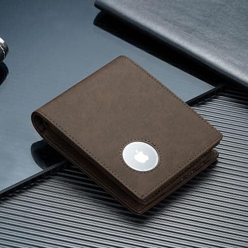 furid Airtag Wallet Men Slim: Men's Air Tag Wallets with Airtag Holder - Minimalist RFID Front Pocket Card Holder Gift for Man Husband at Anniversay Brithday thumbnail 3