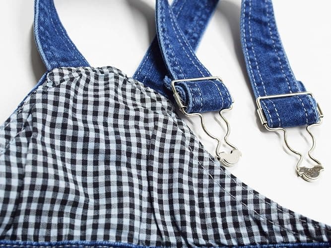 KIDSCOOL SPACE Baby Girl Boy Jean Overalls,Little Kid Bib Pocket Denim Workwear thumbnail 7