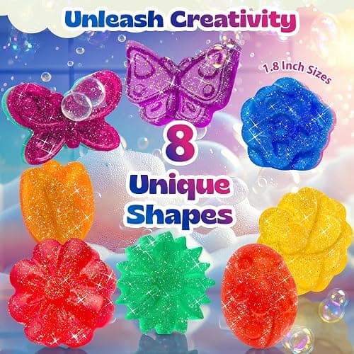 Pinwheel Crafts DIY Soap Making Kit for Kids Ages 5 6 7 8-12+ with Molds, Scents, Dye, Glitter, Foaming Net - Flower Soap Making Kits for Adults Beginners Great for Science Projects and Crafts thumbnail 3