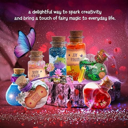 Dan&Darci Fairy Magic Potion Kit for Kids - Christmas Gifts for Girls - 6 7 8 9 10 Year Old Girl Gift Ideas - Toys 8-10 7-8 - Arts and Crafts for Kid Ages 6-8 Years - Magical Workshop Craft Kits thumbnail 3
