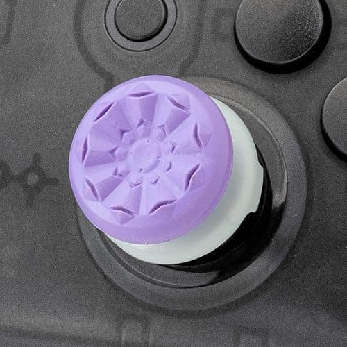 KontrolFreek FPS Freek Galaxy Performance Thumbsticks for Nintendo Switch | 1 Mid-Rise, 1 High-Rise Concave | Purple thumbnail 5