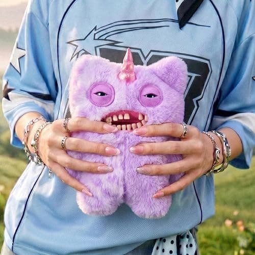 Fuggler Fugglercorns 9 Inch Plush Collectible Toy (Mr Screech) by ZURU | Funny Ugly Monster with signature teeth, soft & huggable collectible plush, for fans & collectors, gift for tweens & teens thumbnail 8