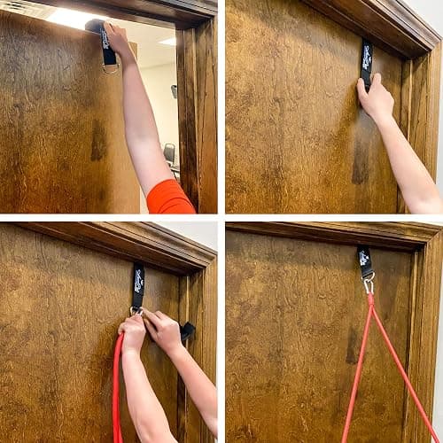 Kinetic Bands Arm Pro Bands Baseball Softball Resistance Training Bands - Arm Strength, Pitching and Conditioning Equipment, Available in 3 Levels (Youth, Advanced, Elite), Anchor Strap, Door Mount thumbnail 8