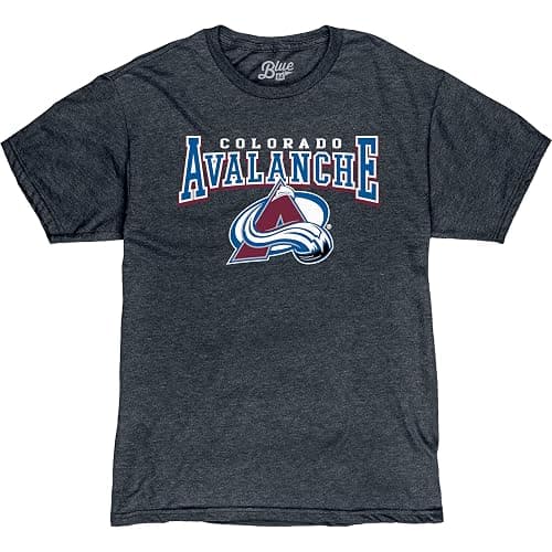 Blue 84 NHL Officially Licensed T-Shirt Heathered Black thumbnail 2