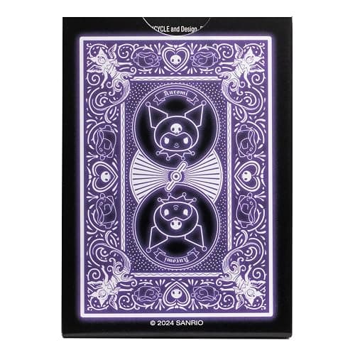 Bicycle Hello Kitty Playing Cards Bundle, Sanrio Black & Pink Hello Kitty and Kuromi Collectible Deck of Cards thumbnail 7