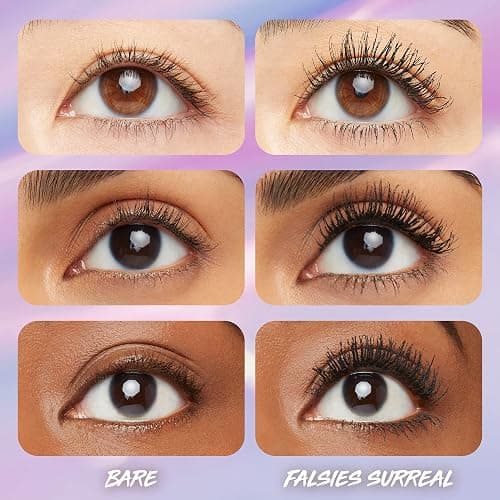 Maybelline The Falsies Surreal Extensions Washable Mascara, Volumizing, Lengthening Mascara Make Up, Blackest Black, 1 Count thumbnail 5