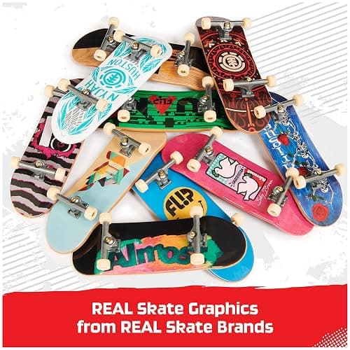 Tech Deck, DLX Pro 10-Pack of Collectible Fingerboards, For Skate Lovers, Kids Toy for Ages 6 and up thumbnail 3