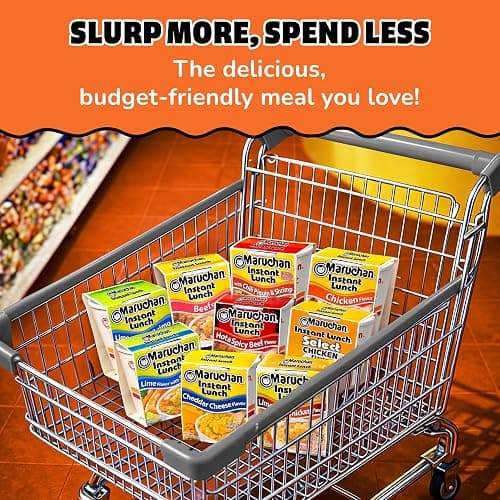 Maruchan Instant Lunch Ramen Noodles, Chicken Flavor – Japanese-Style Instant Noodle Soup, Easy Meal Ready in 3 Minutes – 2.25 Oz. (12 Pack) thumbnail 8